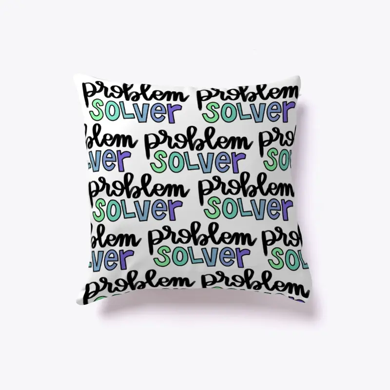 Math Problem Solver Pillow: Double-sided