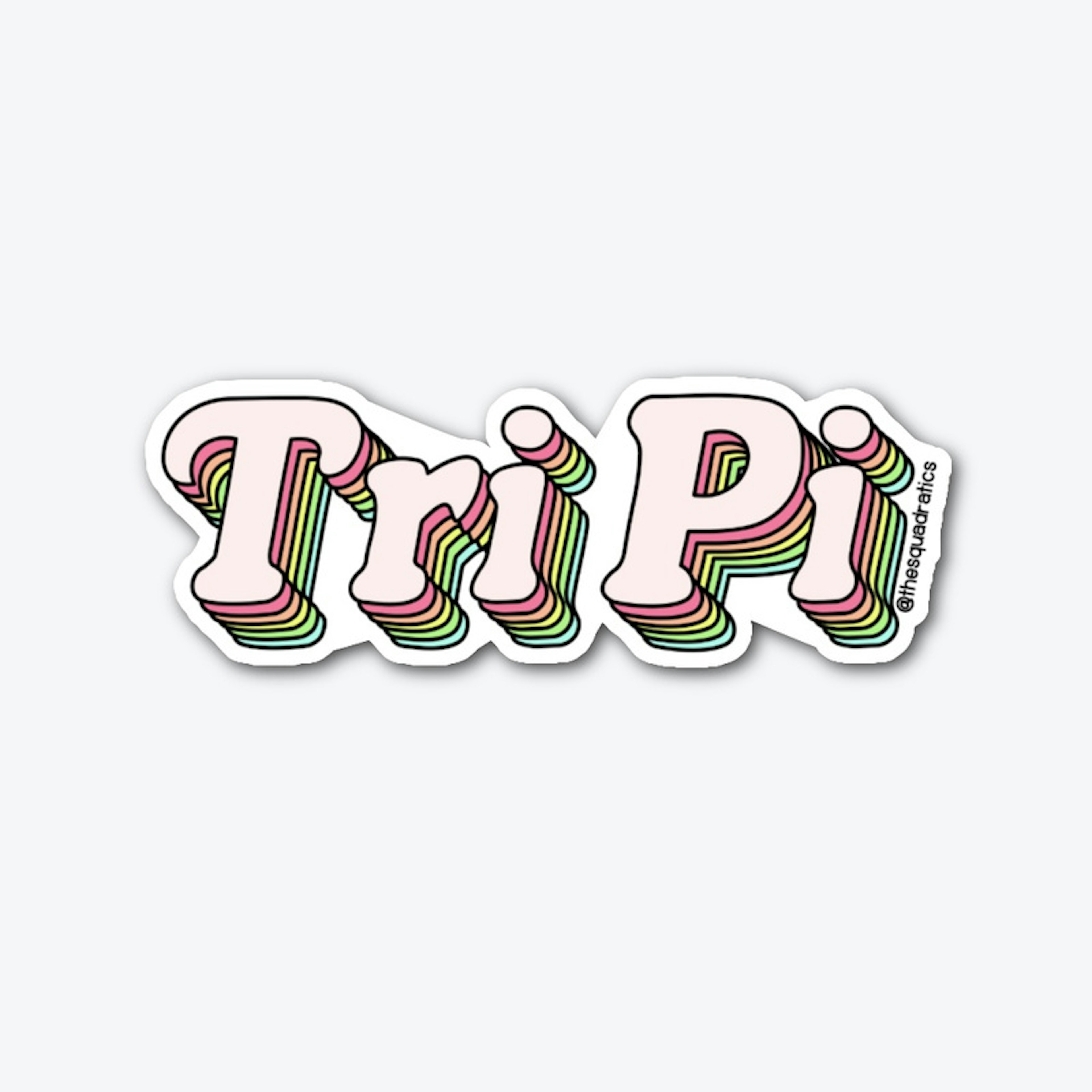 Tri Pi Sticker