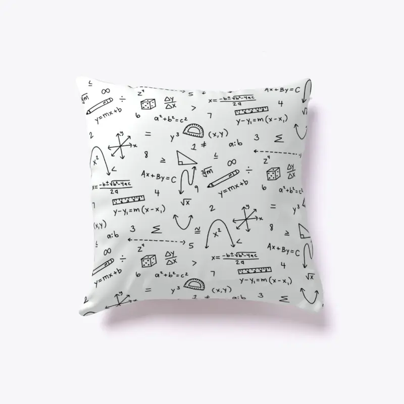 Math Design Pillow