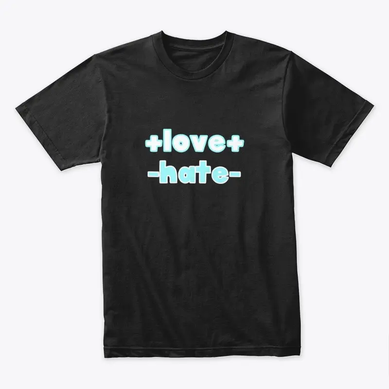 Add Love Subtract Hate Math Tee