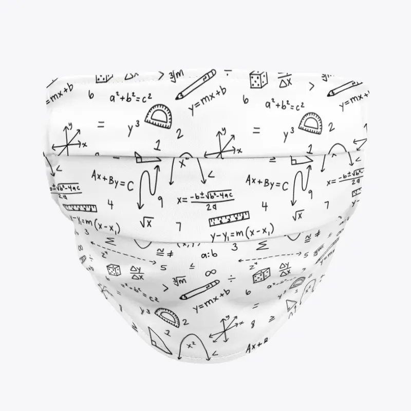 Math Design Face Mask